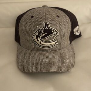 Vancouver Canucks Brown Patterned Hat